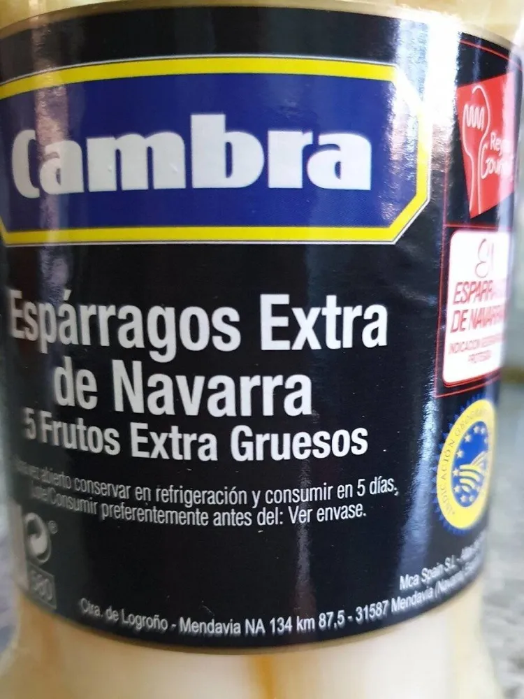 Espárragos extra de Navarra