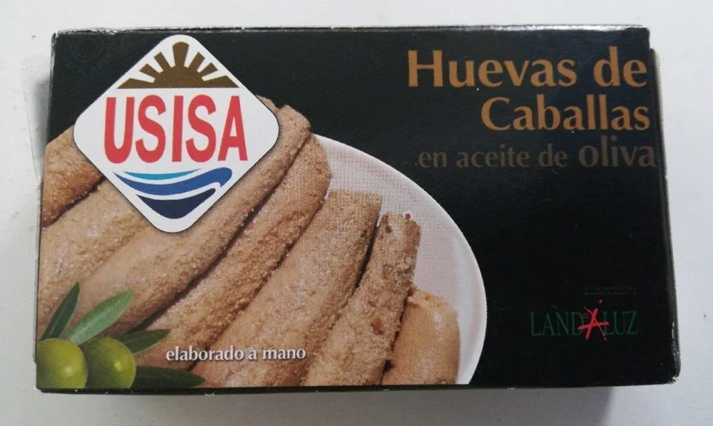 Huevas de caballas en aceite de oliva