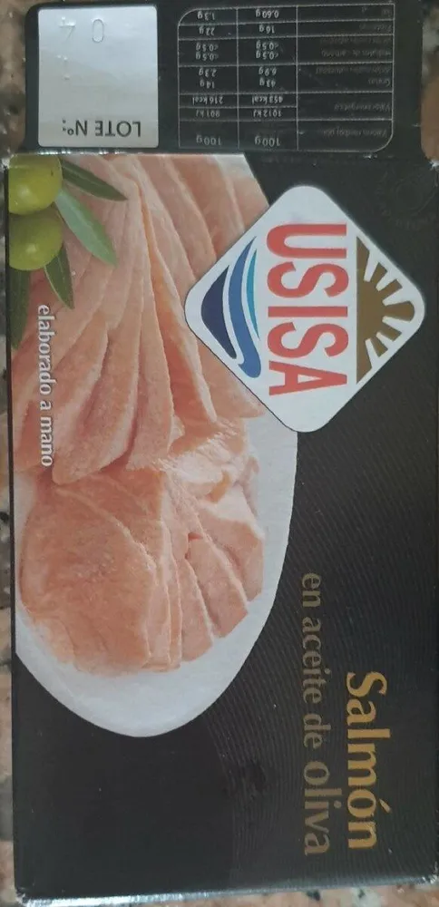 Salmón en aceite de oliva