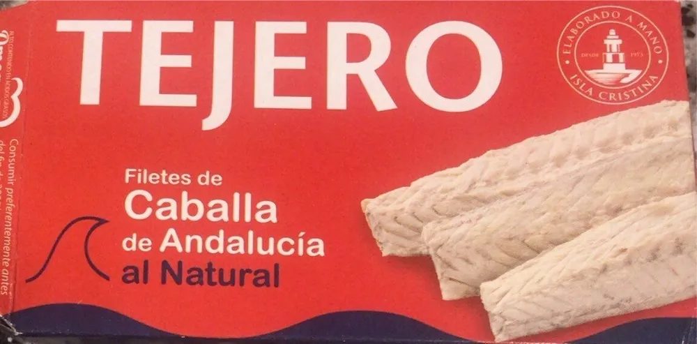 Filetes de caballa al natural