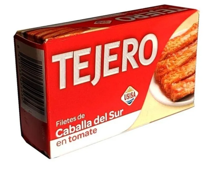 Filetes de caballa Tejero del sur en tomate