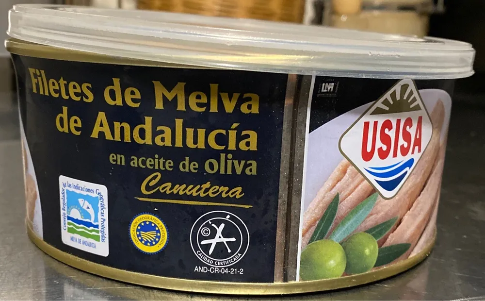 Filetes de melva de Andalucía en aceite de oliva