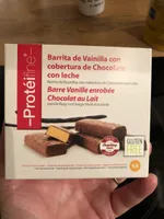 Barre vanille enrobee chocolat au lait