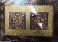 Joyero con figuras de chocolate