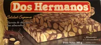 Turron de Chocolate con almendras