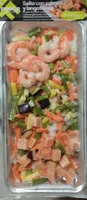 Salto con salmón ya langostinos