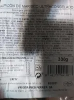 Salpicón de marisco ultracongelado