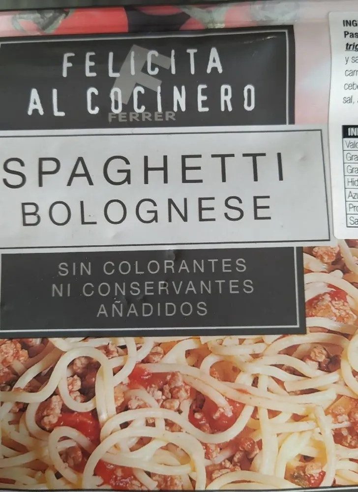 Spaghetti bolognese