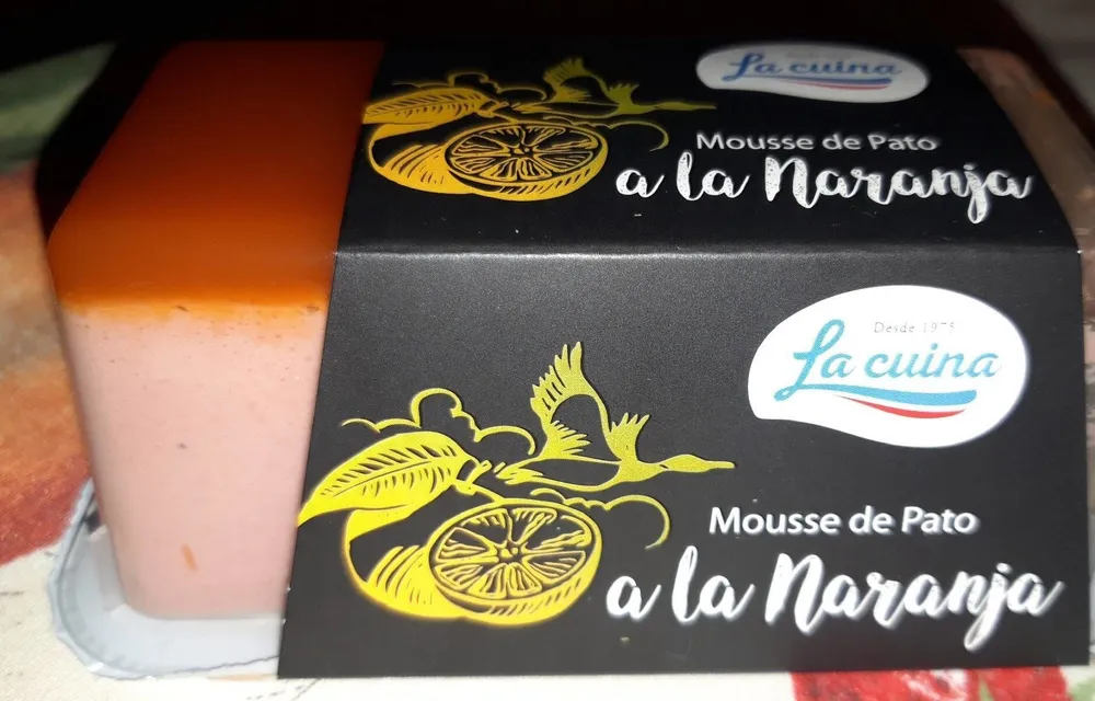 Mousse de pato a la naranja