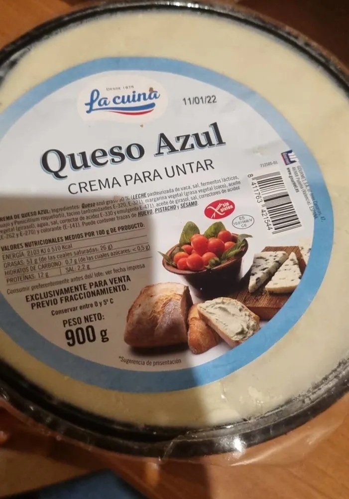 Queso azul para untar
