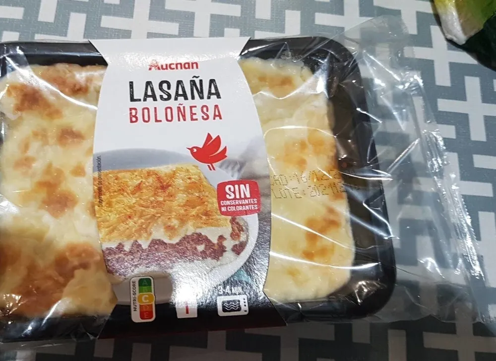 Lasaña boloñesa