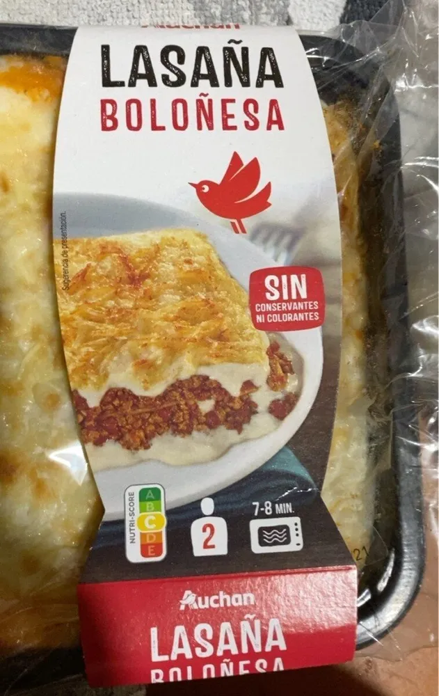 Lasaña boloñesa