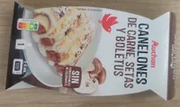 Canelones de carne setas y boletus