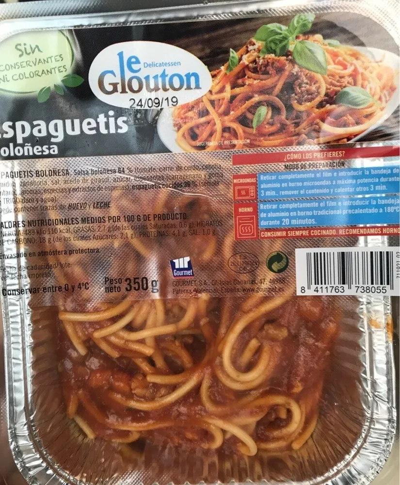 Espaguetis Boloñesa