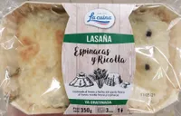 Lasaña espinaca y ricotta