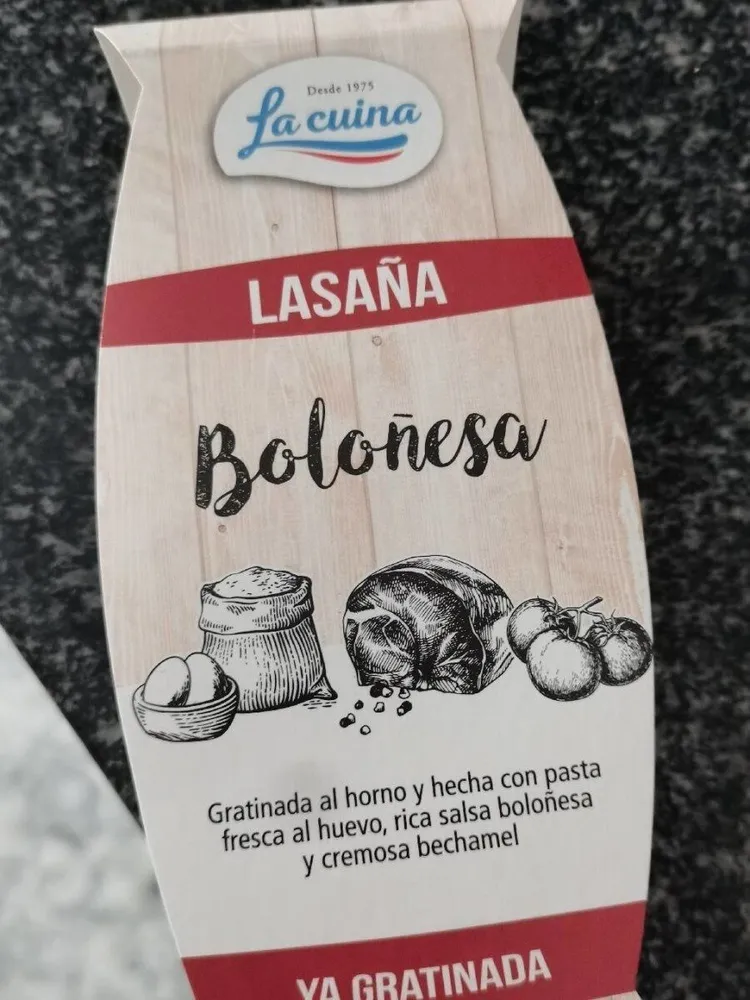 Lasaña Boloñesa