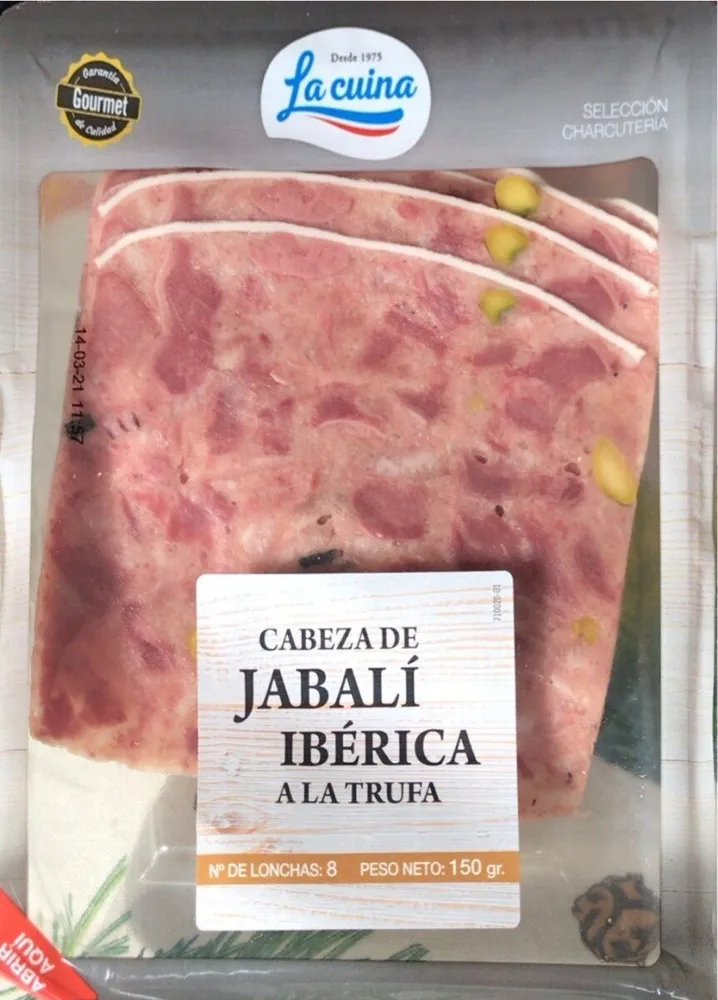 Cabeza de Jabalí Ibérica a la trufa