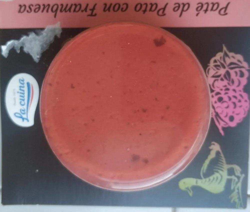 Paté de pato con fruta
