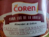 Callos con garbanzos, chorizo y cariño