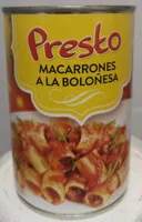 Macarrones a la boloñesa