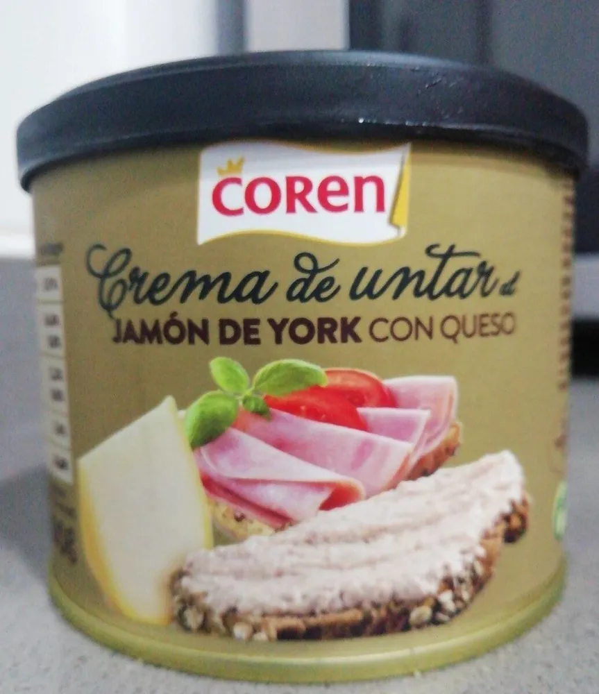 Crema de untar jamón de york con queso