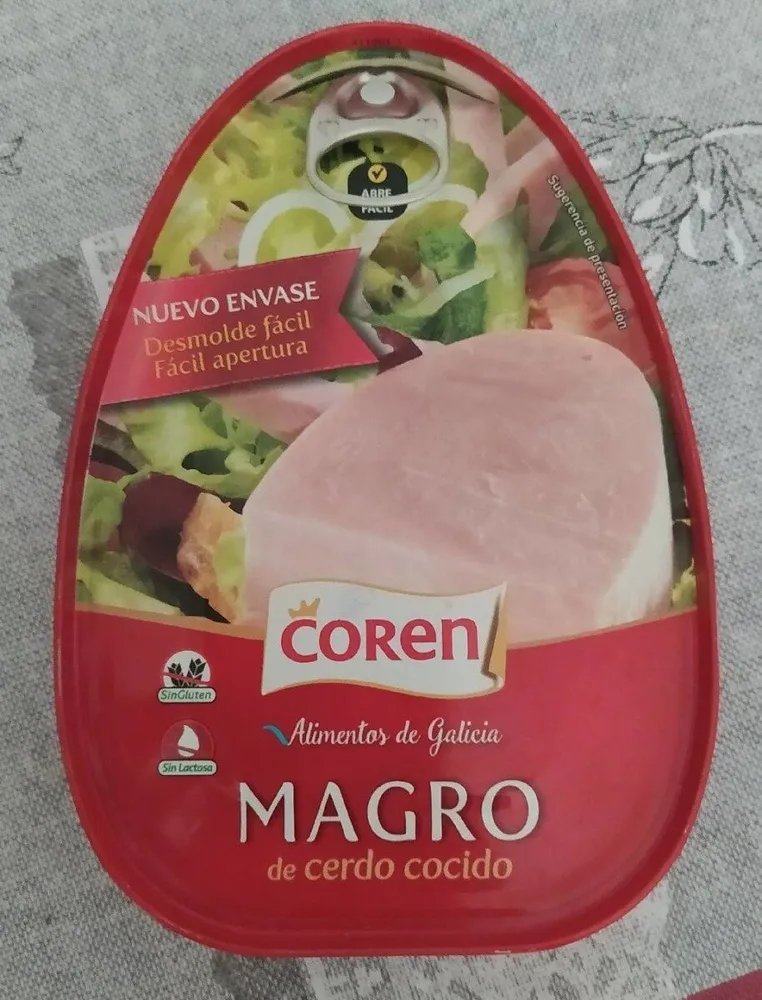 Magro de cerdo cocido