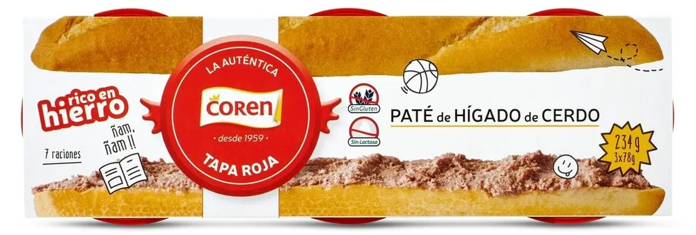 Paté hígado de cerdo pk3 coren