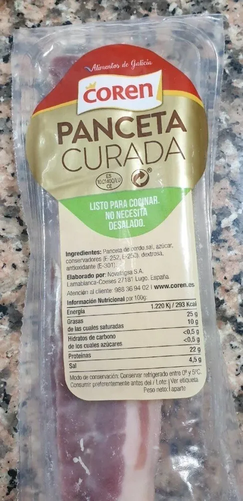 Panceta Curada