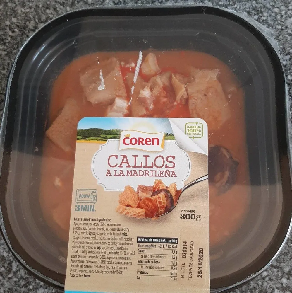 Callos a la madrileña