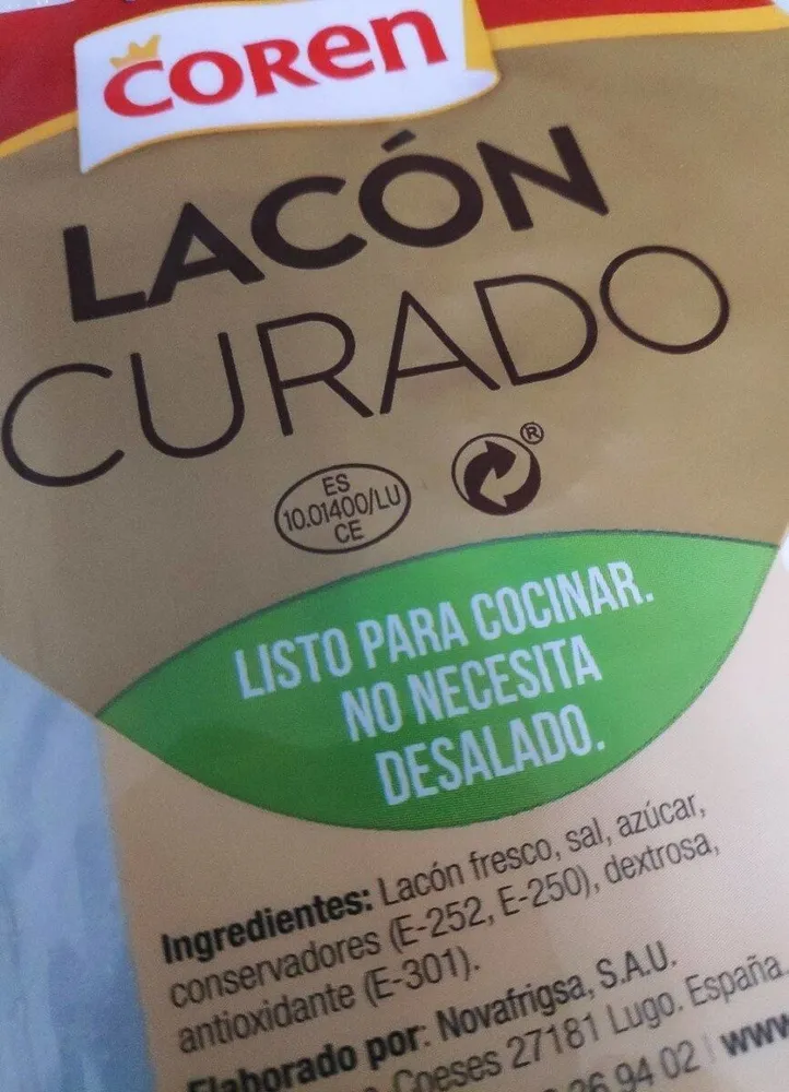 Lacón curado