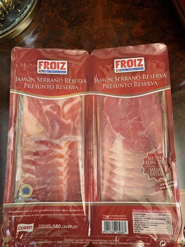 Jamón serrano reserva
