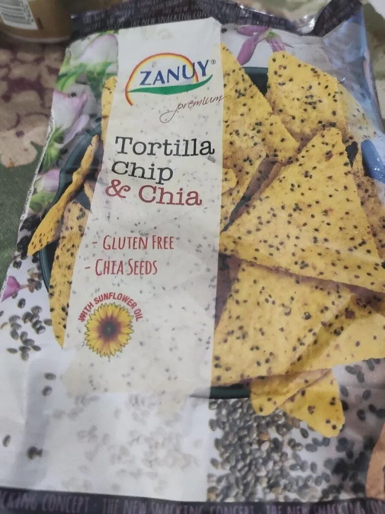 Tortilla chip y chia