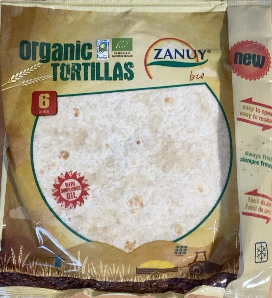 Organic tortillas