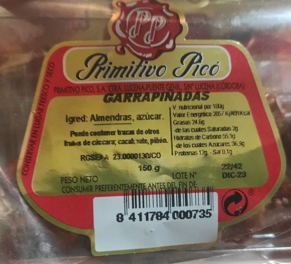 garrapiñadas