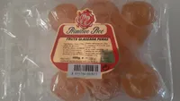 Fruta glaseada peras