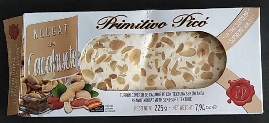 Nougat de cacahuete