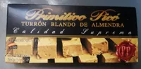 Touron blando de almendra