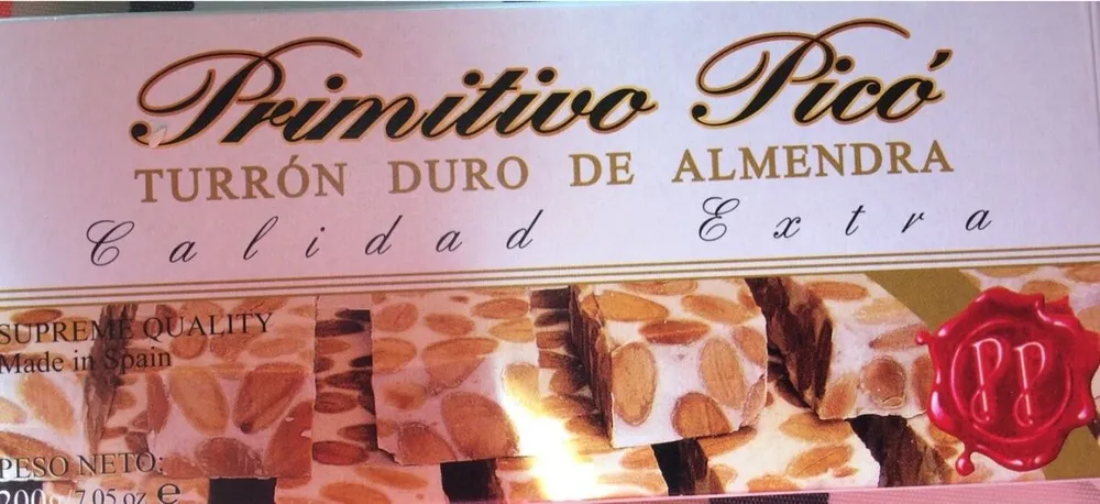 Turrón duro de almendra