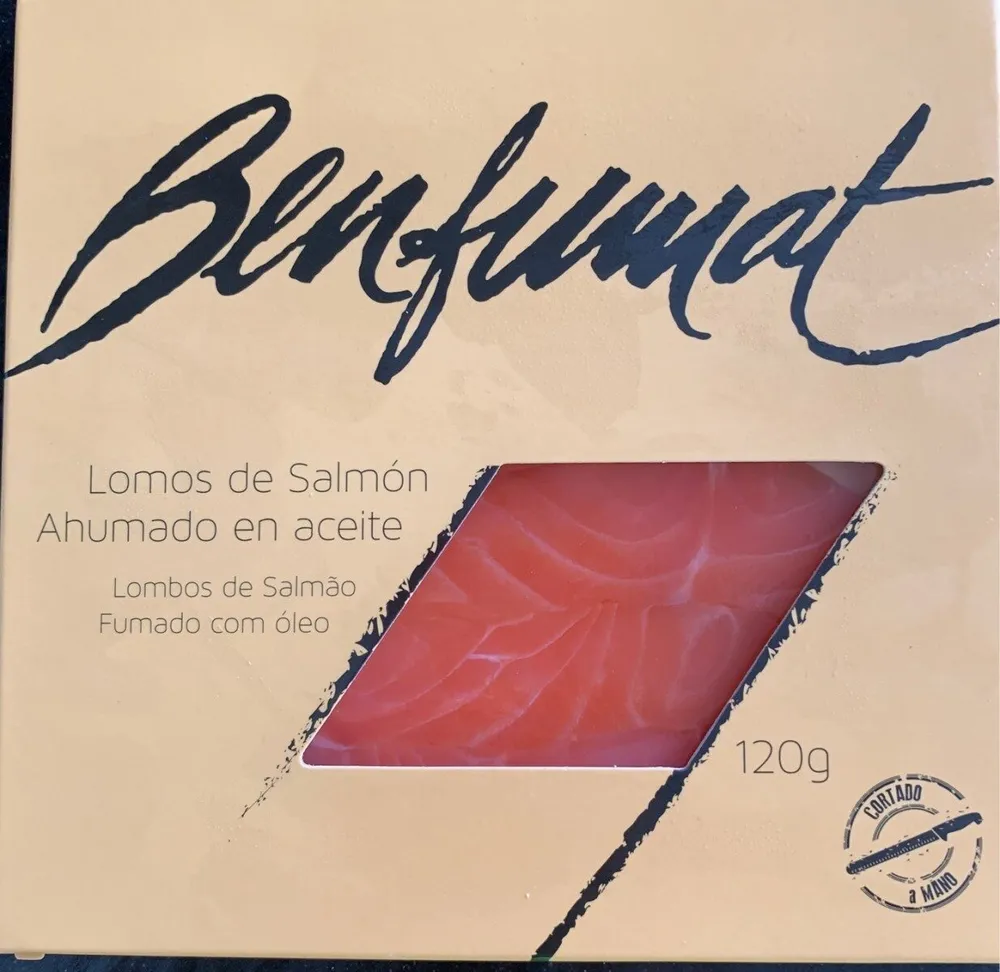 Lomos de salmon ahumado en aceite