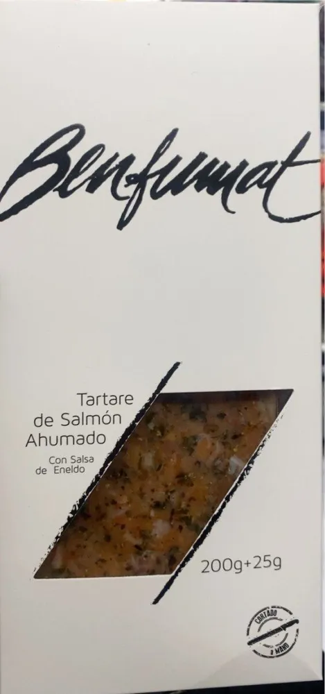 Tartare salmon ahumado