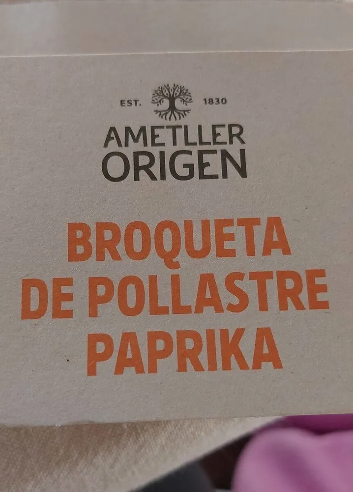 Broqueta de pollo paprica