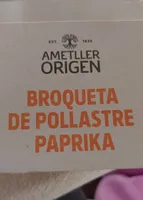 Broqueta de pollo paprica