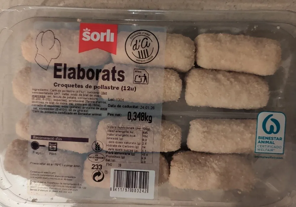 Croquetes de pollastre