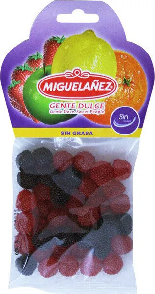 Caramelos de goma sabor mora