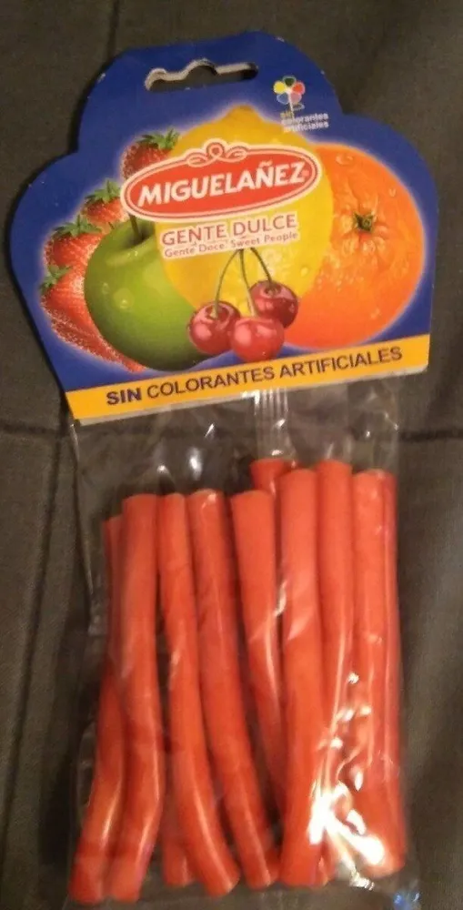 Geles dulces rellenos fresa