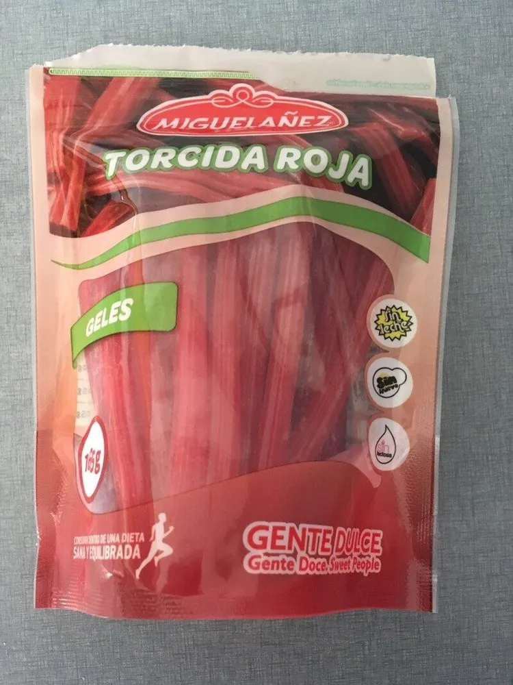 Geles dulces torcida roja