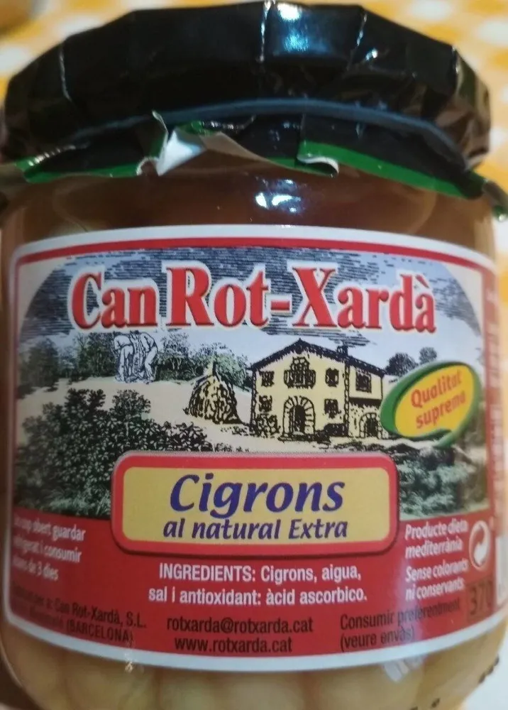 Cigrons al natural Extra