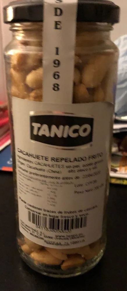 Cacahuete repelado frito