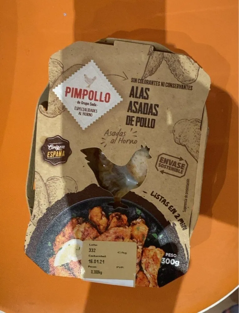 Alas Asadas de Pollo
