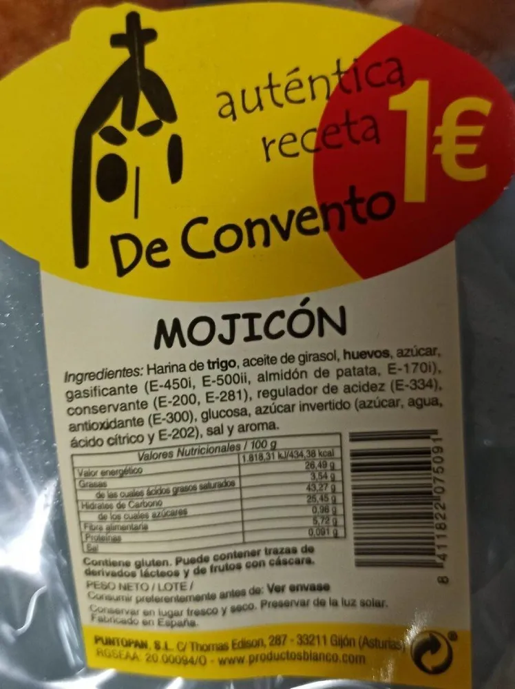 Mojicón de convento